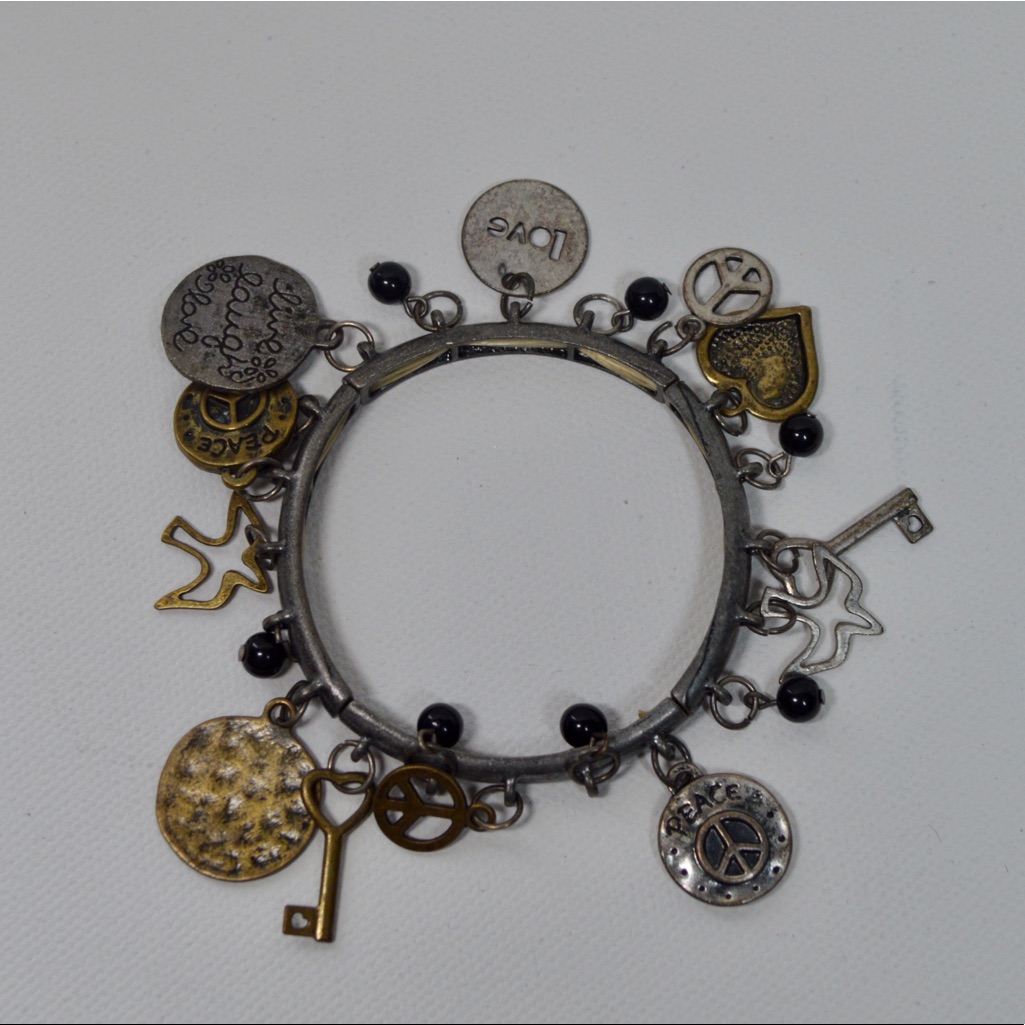 Bracelet Copper And Silver Jiggly